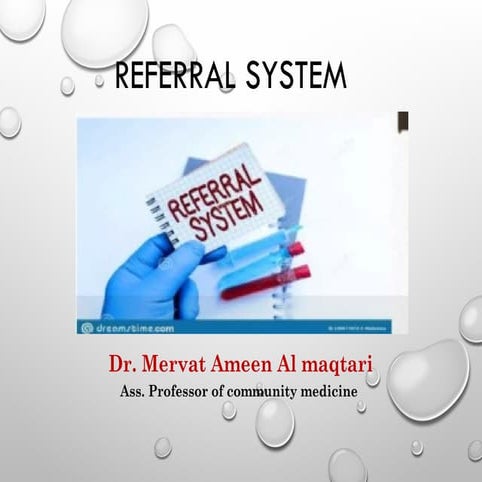 Referral system.pptx, primary health care | PPTX
