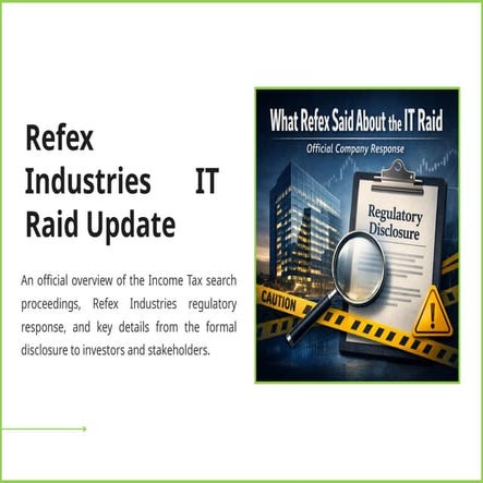 Refex Industries IT Raid Explained Refex Group IT Raid Update and ...