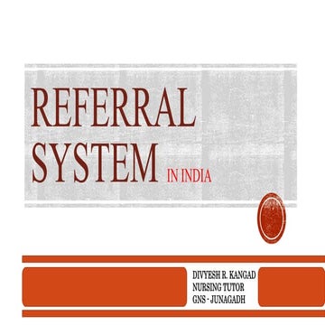 Referral system // Community Referral System | PPTX