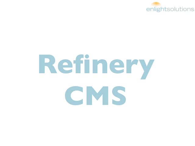 Refinery CMS: BostonRB CMS Showdown