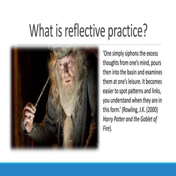 Reflecting on ‘reflective practice’