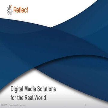 Reflect In-Store Digital Media Solutions