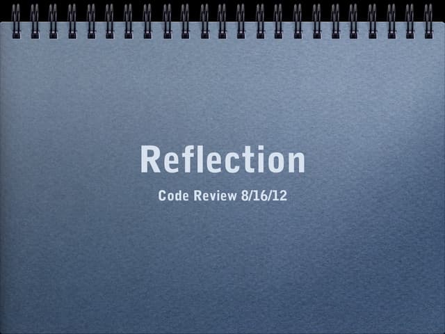 Reflection