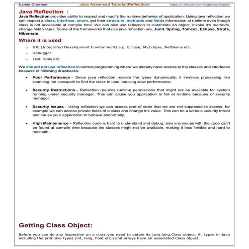 Java Reflection | PDF