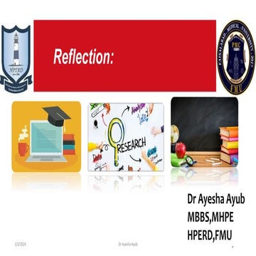 Mastering Reflective Practice for Personal and Professional Growth | PDF