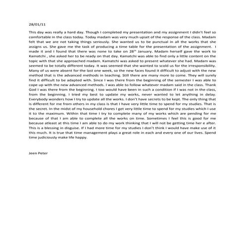 Student comments | DOCX