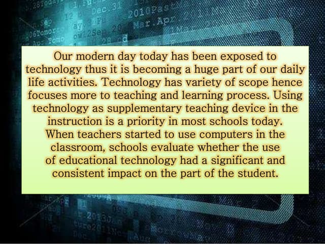 Reflection technology: boon or bane?