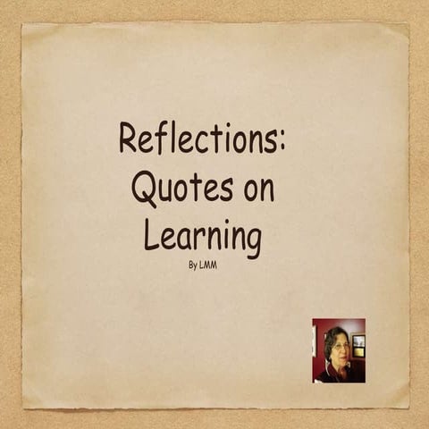 Reflection quotes for inspiration, motivation, & learning | PPTX