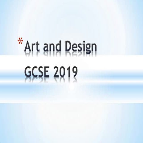 GCSE ESA 2019_Reflection