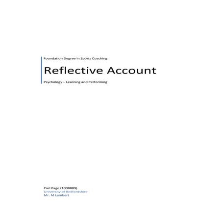 Movement Psychological Theories/Factors That Influence Sport and Their Intera...