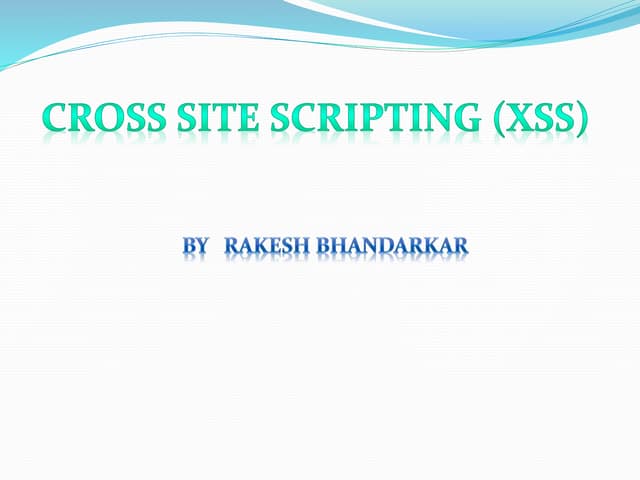 Reflective and Stored XSS- Cross Site Scripting