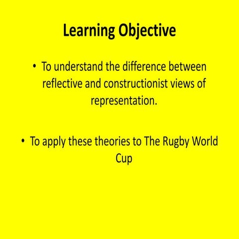 Reflective constructionist representation