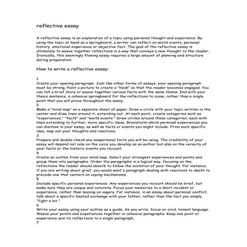 Reflective Reader The College Uses The Acronym LEARN To Guide The