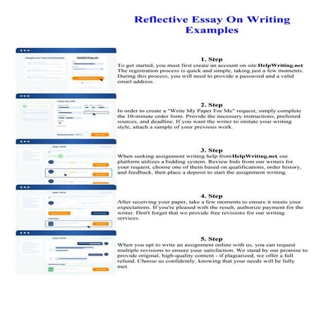 Reflective Essay On Writing Examples
