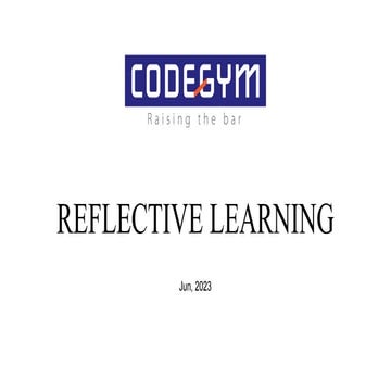 Reflective Learning