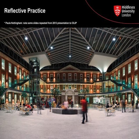 Reflective practice with networking module 1 26.10.15
