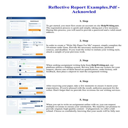 Reflective Report Examples.Pdf - Acknowled