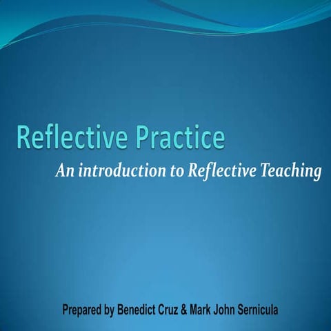 Reflective teaching