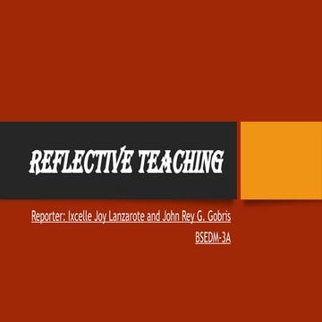 reflective teaching report by prett.pptx
