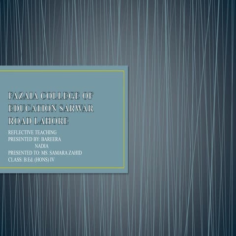 REFLECTIVE TEACHING PPT.pptx