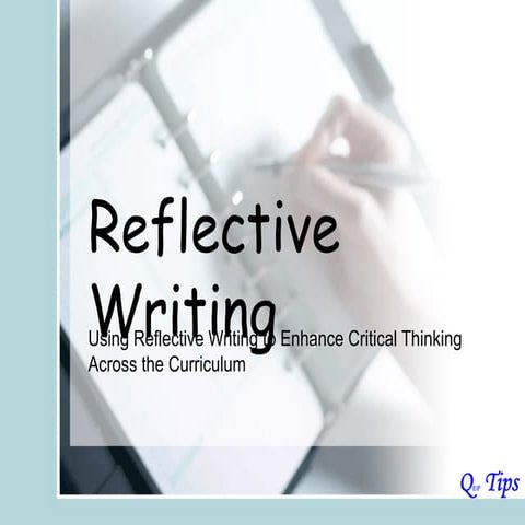 Reflective writing (1)