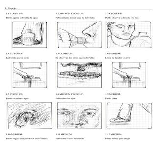 Ejemplo de un guión gráfico / story...