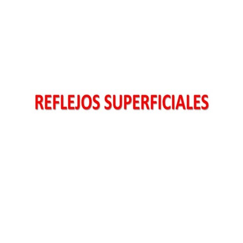 Reflejos superficiales | PPTX