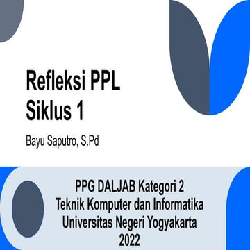 Refleksi PPL Siklus 2.pptx