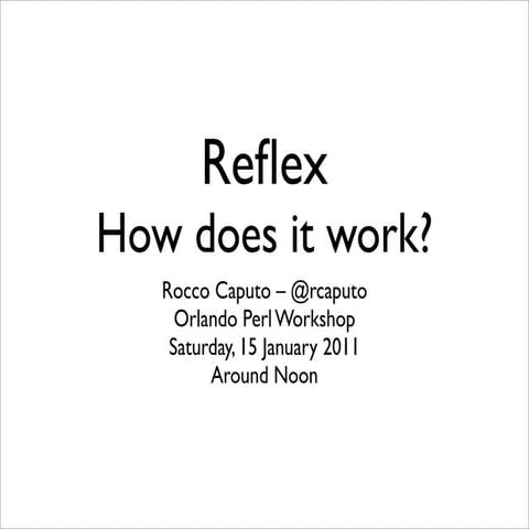 Reflex - How does it work?