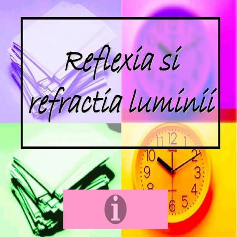 Reflexia si refractia luminii