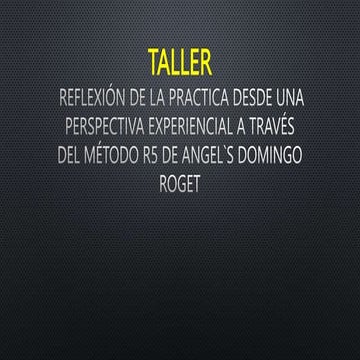 Reflexión de la Practica docente taller.pptx