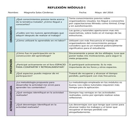 Reflexion modulo 1 (1) | DOCX