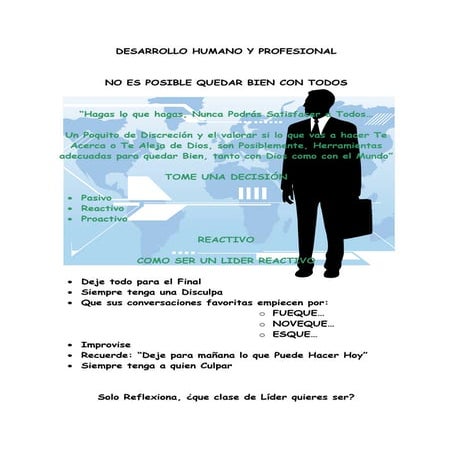 Reflexion, Desarrollo Humano Y Profesional