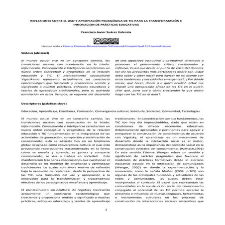 Reflexiones pedagogicas