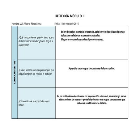 Reflexion 3 | DOCX