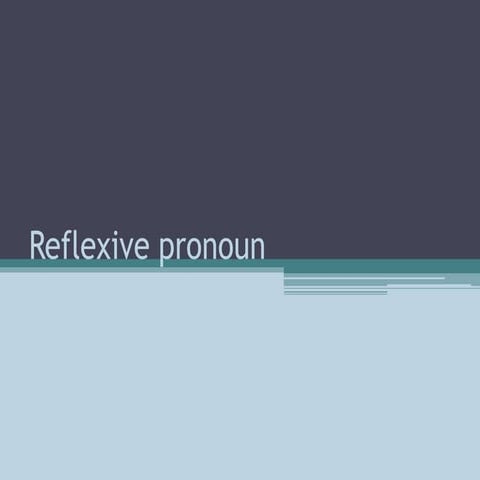 Koneski Reflexive pronoun