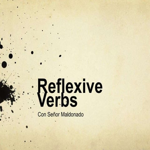 Reflexive verbs pp