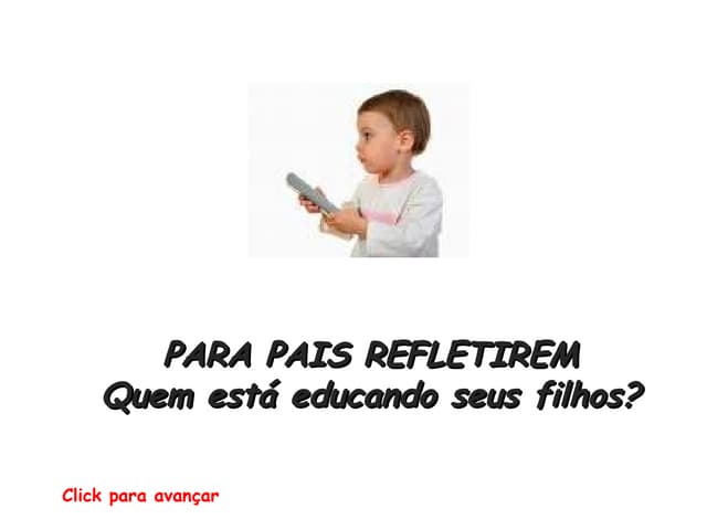 Reflexão para pais