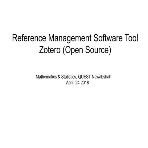 Ref_manager_zoter_for_ms_office training