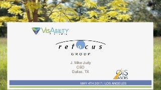 Ophthalmology Innovation Showcase 2 - Refocus Group