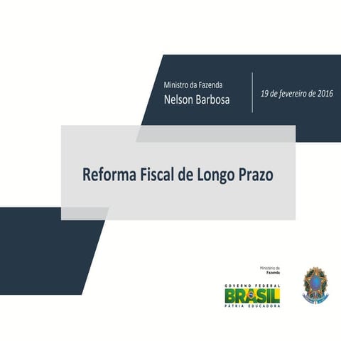Reforma fiscal de longo prazo