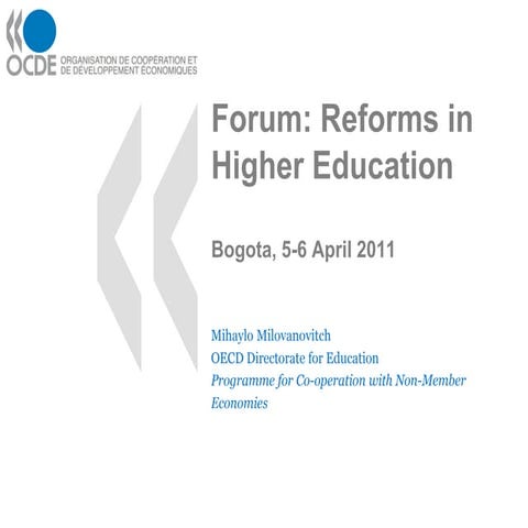 Reforma a la educacion superior ocde (eng)