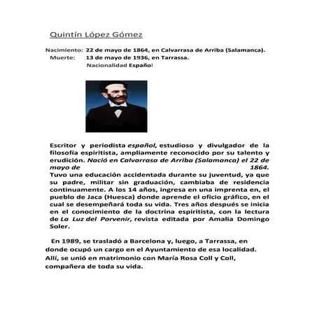 Reformado quintín lópez gómez