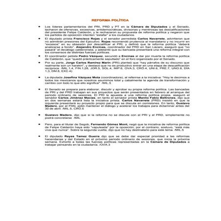 Reforma PolíTica