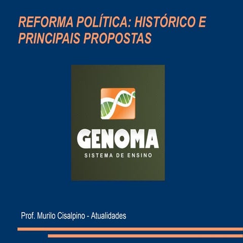 Reforma política   genoma
