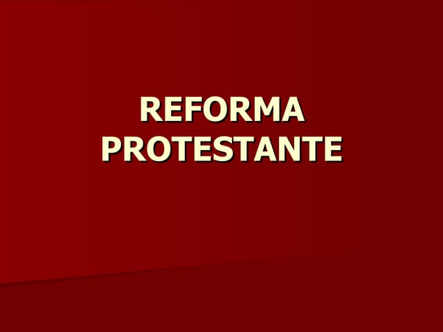 Reforma Protestante
