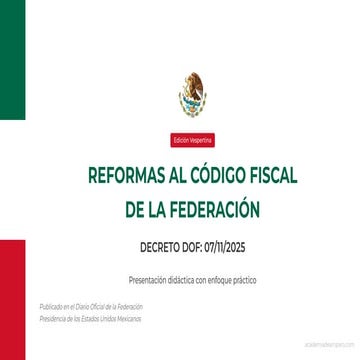 REFORMAS AL CÓDIGO FISCAL DE LA FEDERACIÓN.pdf