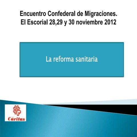 Reforma sanitaria 2012