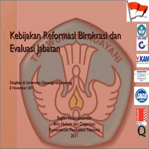 Reformasi Birokrasi Evaluasi Jabatan di Organisasi Pemerintah