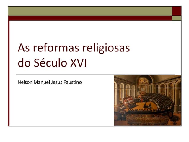 Reformas religiosas